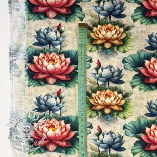 Viscose lin Clover design D digital print