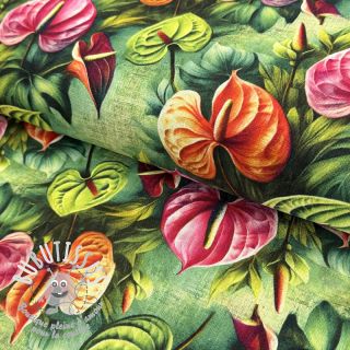 Viscose lin Rosalie design E digital print