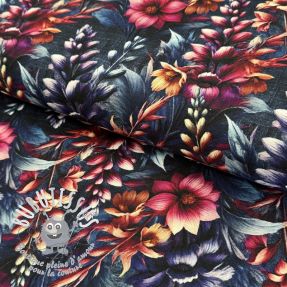Viscose lin Viola design G digital print