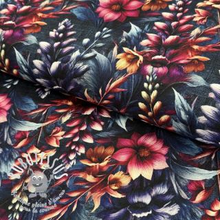 Viscose lin Viola design G digital print
