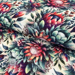 Viscose lin Azalea design D digital print