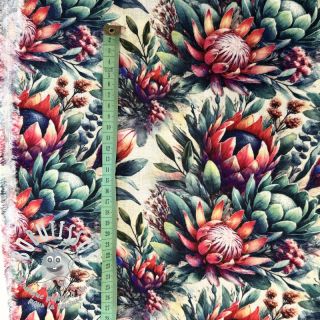 Viscose lin Azalea design D digital print