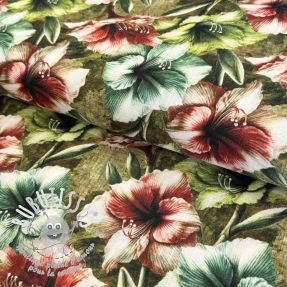 Viscose lin Azalea design C digital print