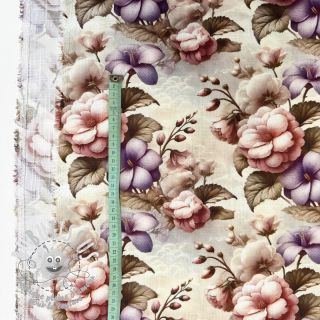 Viscose lin Casia design C digital print