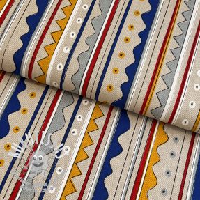 Tissu déco Linenlook Nautic Wave