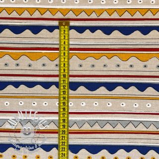 Tissu déco Linenlook Nautic Wave