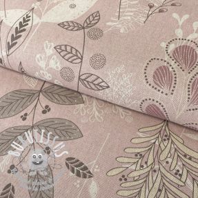 Tissu déco Linenlook Soft calming leaves