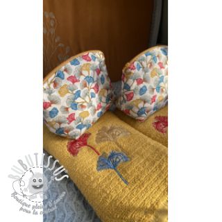 Tissu coton Aphrodite blanc PERCALE