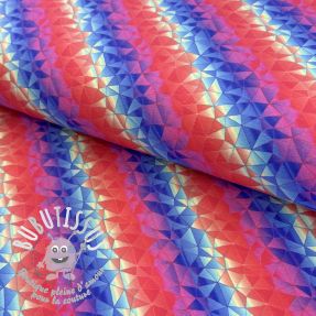 Jersey Kaleido rainbow dark digital print