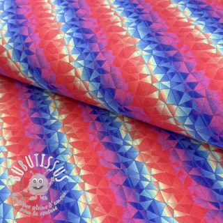 Jersey Kaleido rainbow dark digital print