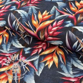 Viscose lin Marigold design B digital print