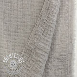 Tissu coton STRETCH Baby beige