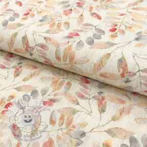 Viscose lin Natural Lin Lissy pink digital print