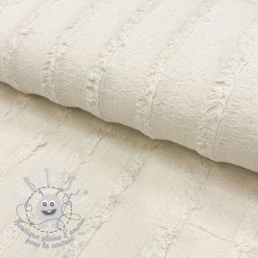 Tissu coton Ruffled Lines ecru