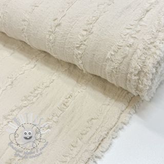 Tissu coton Ruffled Lines ecru
