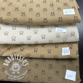 Paquet de tissus velours cotelé fin STRETCH 072