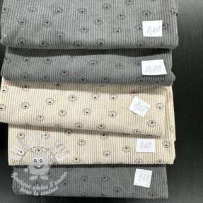 Paquet de tissus velours cotelé fin STRETCH 073