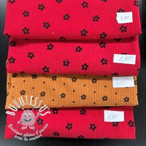 Paquet de tissus velours cotelé fin STRETCH 078