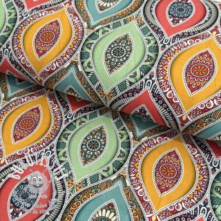 Jersey VISCOSE LYCRA HEAVY Vintage B digital print