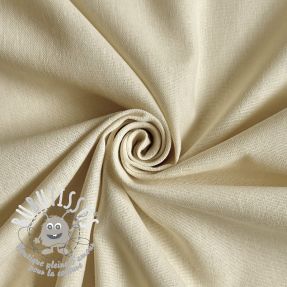 Tissu coton Lin PREMIUM ecru