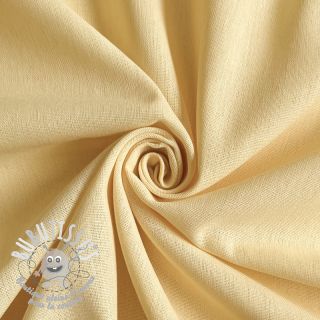 Tissu coton Lin PREMIUM light yellow