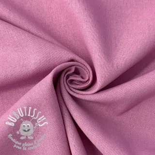 Tissu coton Lin PREMIUM dawn pink