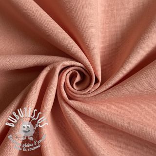 Tissu coton Lin PREMIUM salmon