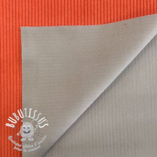 Tissu velours cotelé HUGGY orange spicy