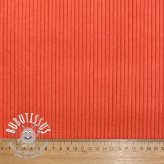 Tissu velours cotelé HUGGY orange spicy