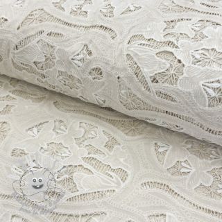 Tissu coton EMBROIDERY Blanchette design A