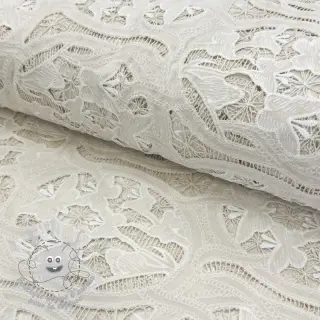 Tissu coton EMBROIDERY Blanchette design A