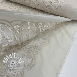 Tissu coton EMBROIDERY Blanchette design A
