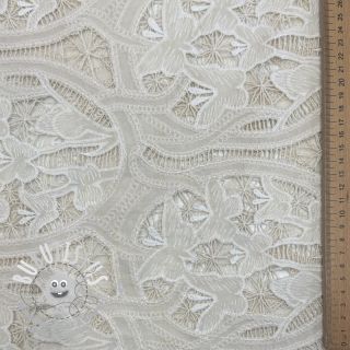 Tissu coton EMBROIDERY Blanchette design A