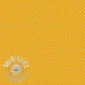 Tissu coton Petit dots yellow