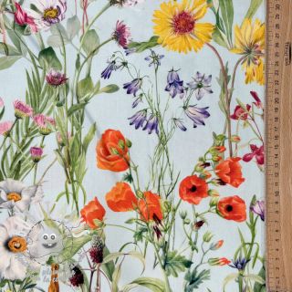 Tissu déco avec finition en Teflon Wildflower Sunny Field