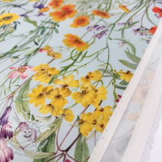 Tissu déco avec finition en Teflon Wildflower Sunny Field