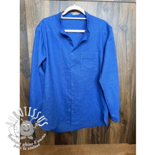 Lin lavé 170 g cobalt