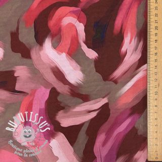 Viscose Aster design D digital print