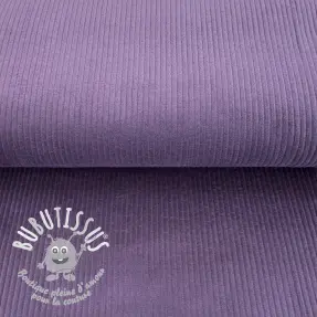Tissu velours cotelé grape