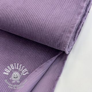 Tissu velours cotelé grape