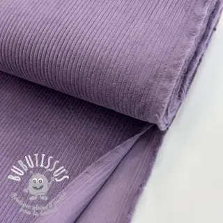 Tissu velours cotelé grape