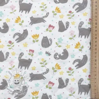 Tissu coton QUILTING Chachou multi