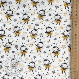 Tissu coton QUILTING Elisabetta jaune