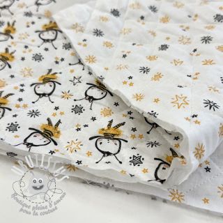 Tissu coton QUILTING Elisabetta jaune