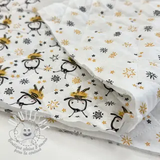 Tissu coton QUILTING Elisabetta jaune