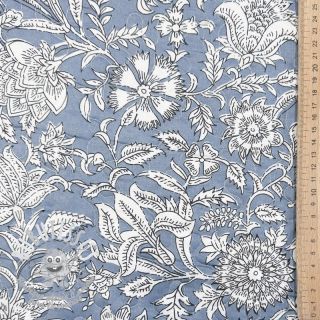 Tissu matelassé QUILTING Julianne bleu