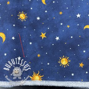 Tissu déco premium GLOW IN THE DARK Starry night 2nd class