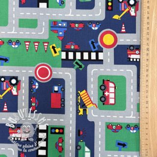 Tissu coton Cars on the road design B