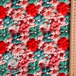 Viscose RAYON POPLIN Knitted design D digital print