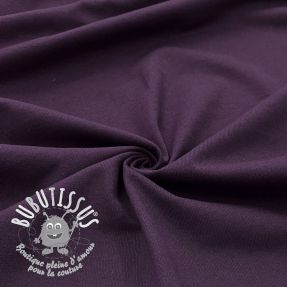 Jersey coton violet